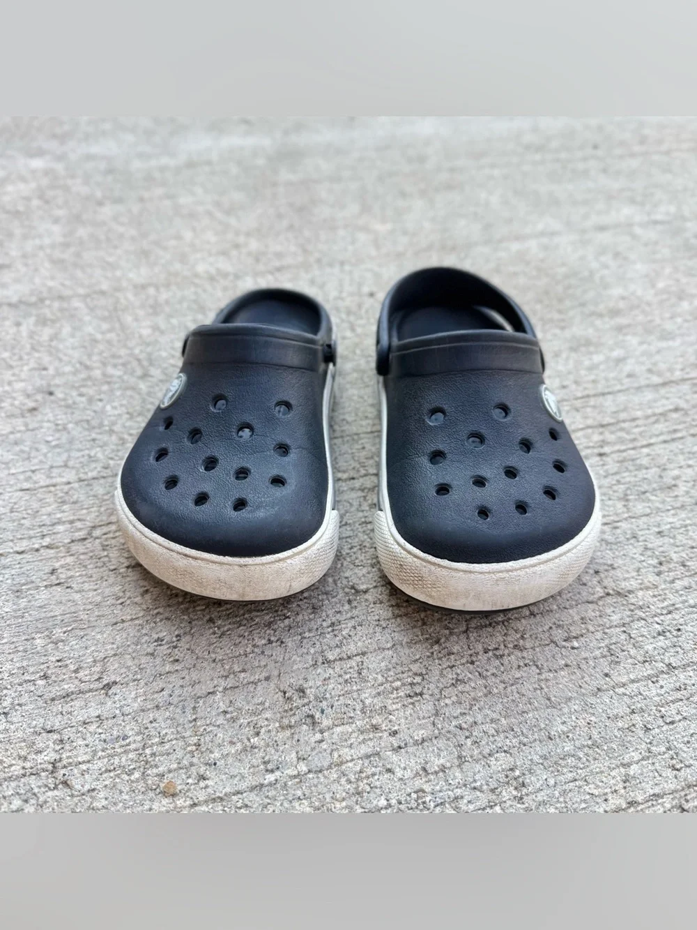 Crocs Crocband Clogs Children kids 10 11 Black Comfort Shoe
